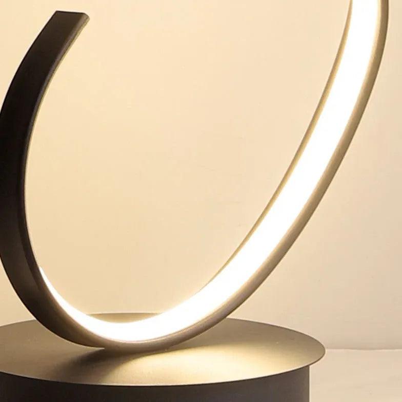 Modern Spiral Floor Lamp - Contemporary Art Design for Living Room, Bedroom & Office Lighting - Stylish Home Decor & Ambient Lighting Solution