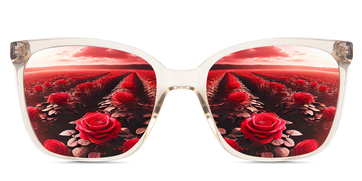 Elona Women's Prescription Polarized Sunglasses - UV Protection, Anti-Glare for Driving, Outdoor & Fashion Use