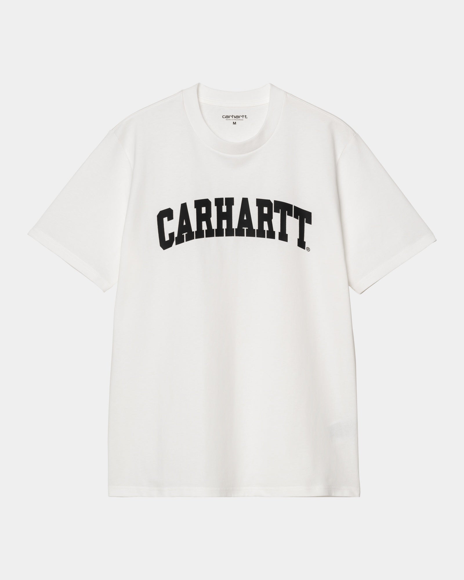 University T-Shirt for Men & Women - Comfortable Cotton Crewneck Tee in White & Black | Perfect for College, Campus Wear, and Casual Outfits