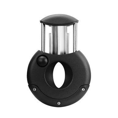 Premium Visol V Sphere Black Cigar Cutter - Sharp Stainless Steel Blade for Smooth Cut | Perfect for Cigar Enthusiasts & Gifts | Use at Home, Parties & Special Occasions