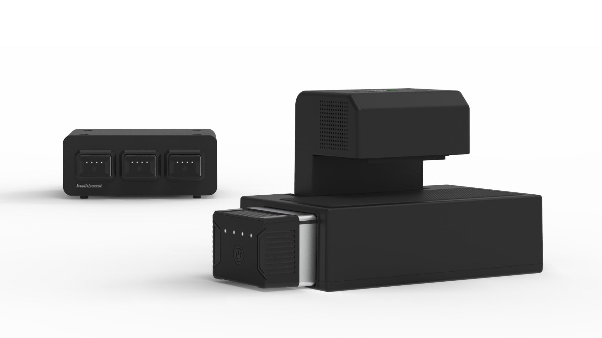 EdgePower 3-Bay Battery Charging Station for KwikBoost EdgePower Batteries - Fast Multi-Device Charger for Classroom, Office & Retail Use - Compact Charging Hub for Tablets, Phones & Mobile Devices (Batteries Not Included)