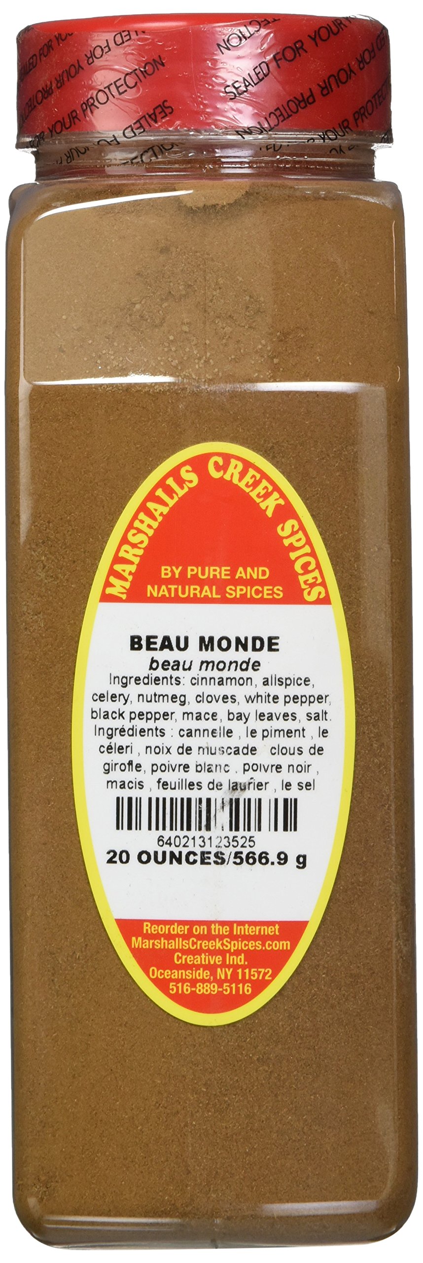 Marshalls Creek Spices Beau Monde Seasoning - Original Steak Blend, 20 Ounce XL Size | Perfect for Grilling, Roasting & Enhancing Meat Flavors