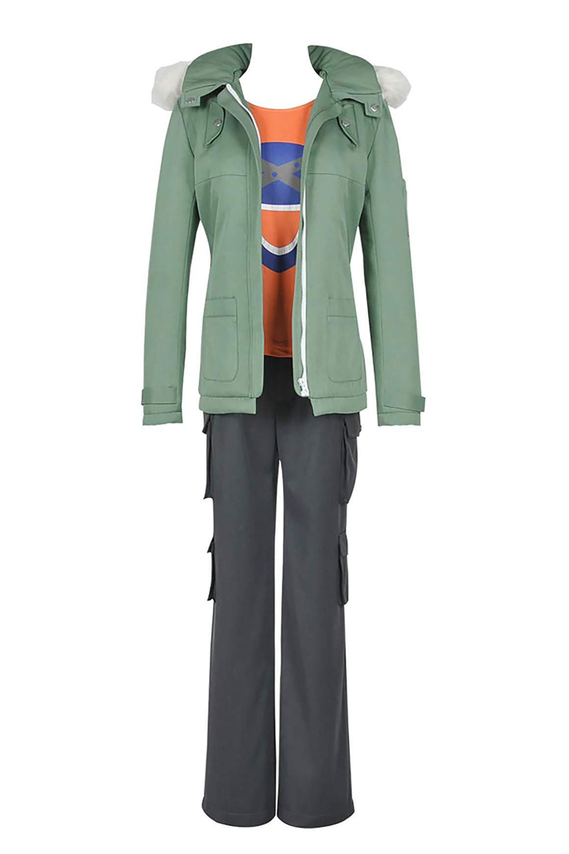 Fairy Tail Loke Cosplay Costume Uniform - Anime Cosplay Outfit for Halloween, Comic Con & Cosplay Events | Complete Set with Gloves & Wig