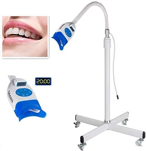 36W LED Teeth Whitening Lamp with Floor Stand - Dental Cold Light Accelerator for Oral Care & Bleaching, Includes 10 Blue LED Lights (Fast US Shipping) | Perfect for Home Teeth Whitening & Professional Dental Care
