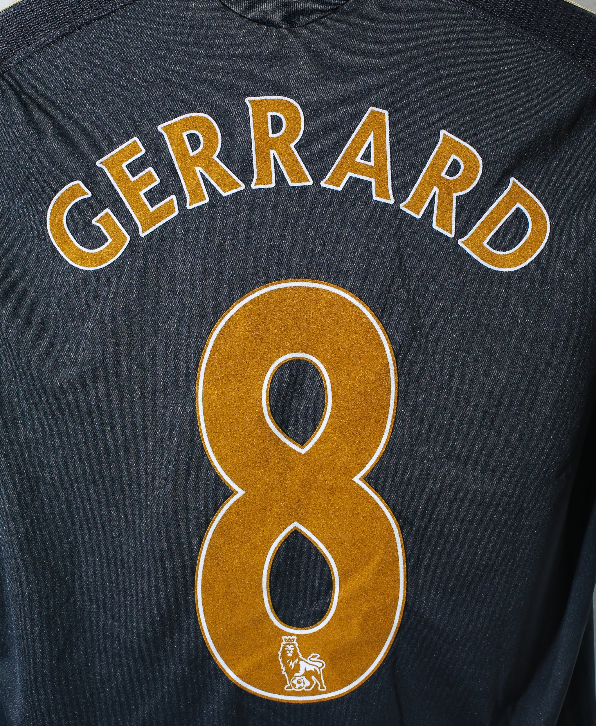 2009 Liverpool FC Away Jersey #8 Steven Gerrard - Men's Authentic Football Shirt - Perfect for Match Days & Fan Collections
