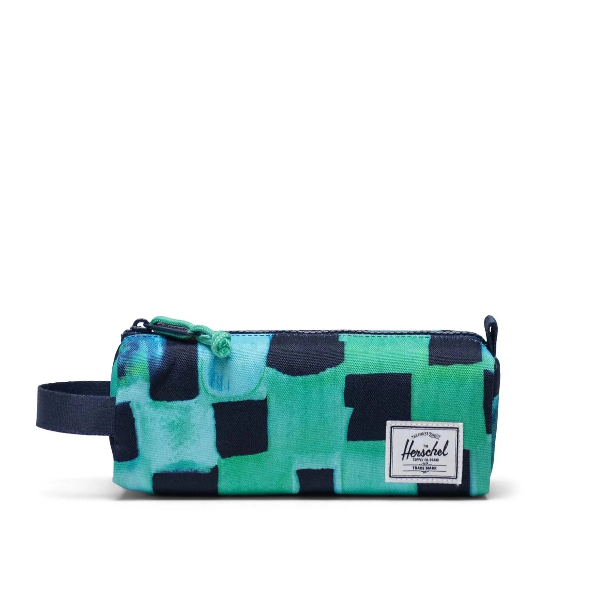 Herschel Painted Checker Pencil Case - Stylish School & Office Supplies for Students and Professionals - Perfect for Organizing Pens, Pencils & Art Tools