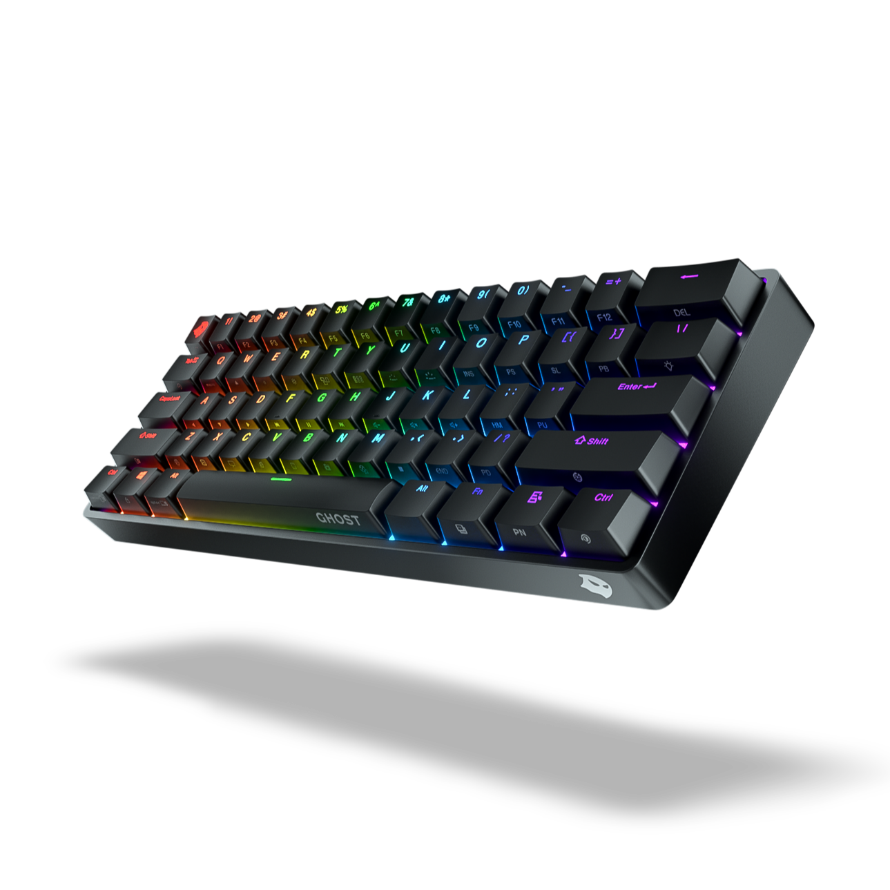 Ghost A1 Aluminum Keyboard and Mouse Combo - Ultra-Thin Wireless Set for Gaming, Office & Home Use - Ergonomic Design for Comfortable Typing and Precision Control