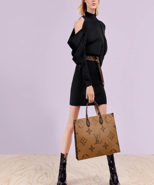 Louis Vuitton Onthego GM Tote Bag - Monogram Canvas & Reverse Monogram - Luxury Designer Handbag for Women, Work, Travel & Everyday Use