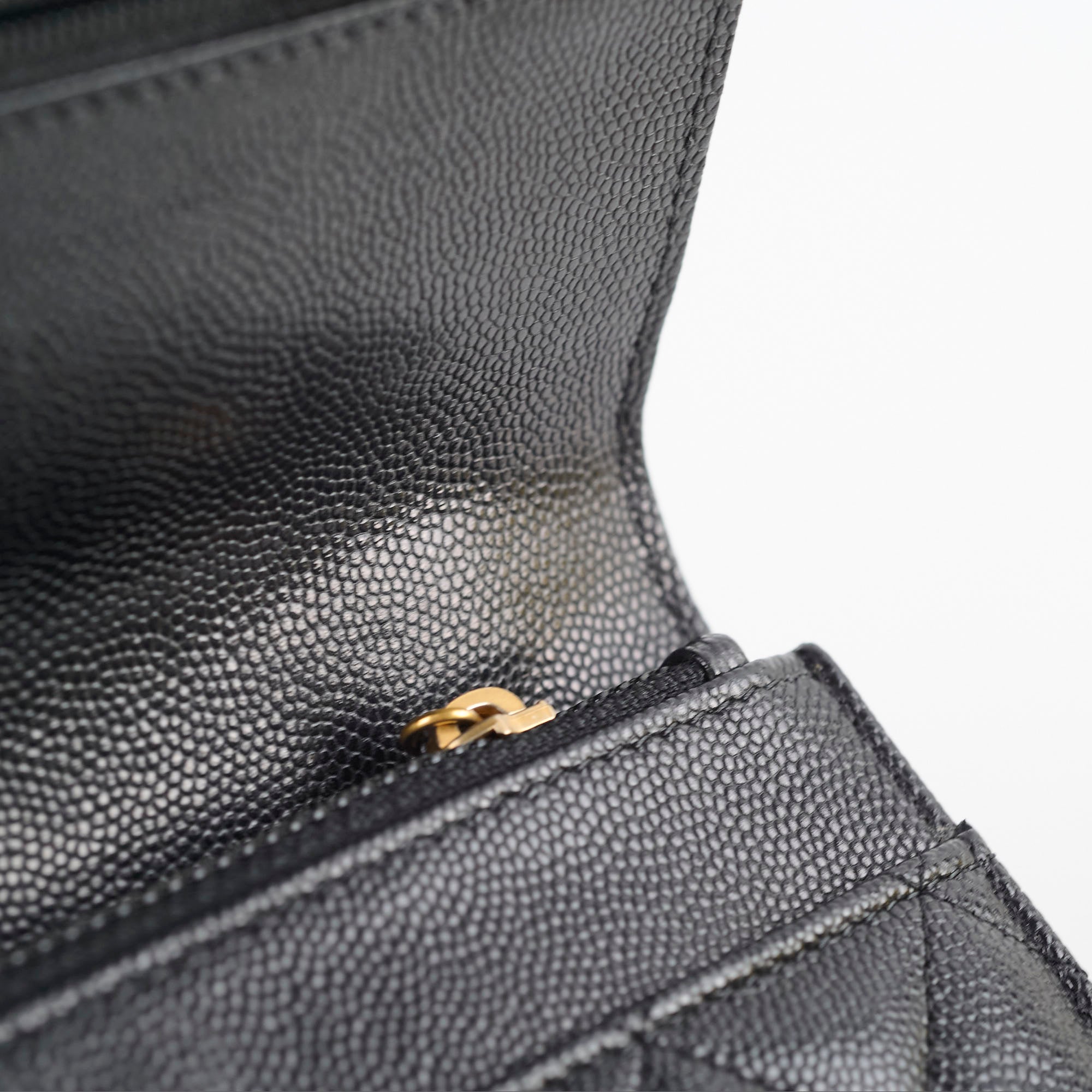 Chanel 2022 Seasonal Top Handle Wallet On Chain in Black Caviar Leather - Perfect for Evening Events & Luxury Fashion Accessories