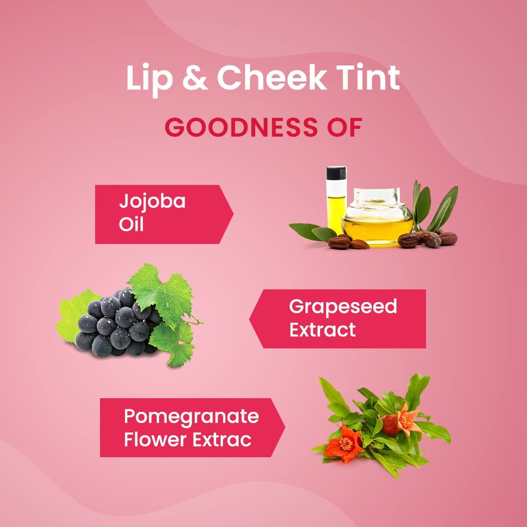SEA SHADOW Matte Lip & Cheek Tint - Jojoba Oil & Vitamin E Enriched Multipot for Lips, Cheeks & Eyelids | Raspberry Pink Long-Lasting Makeup | Perfect for Daily Wear, Date Night & Special Occasions