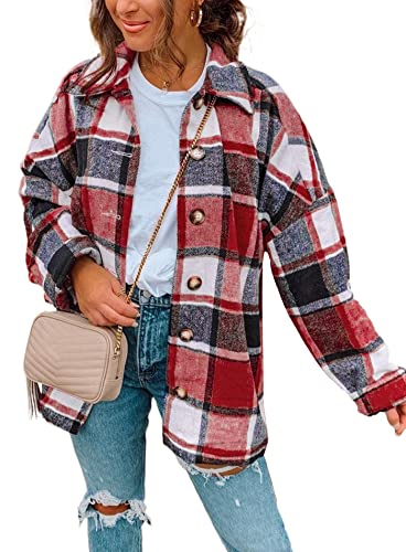 Plaid Print Red