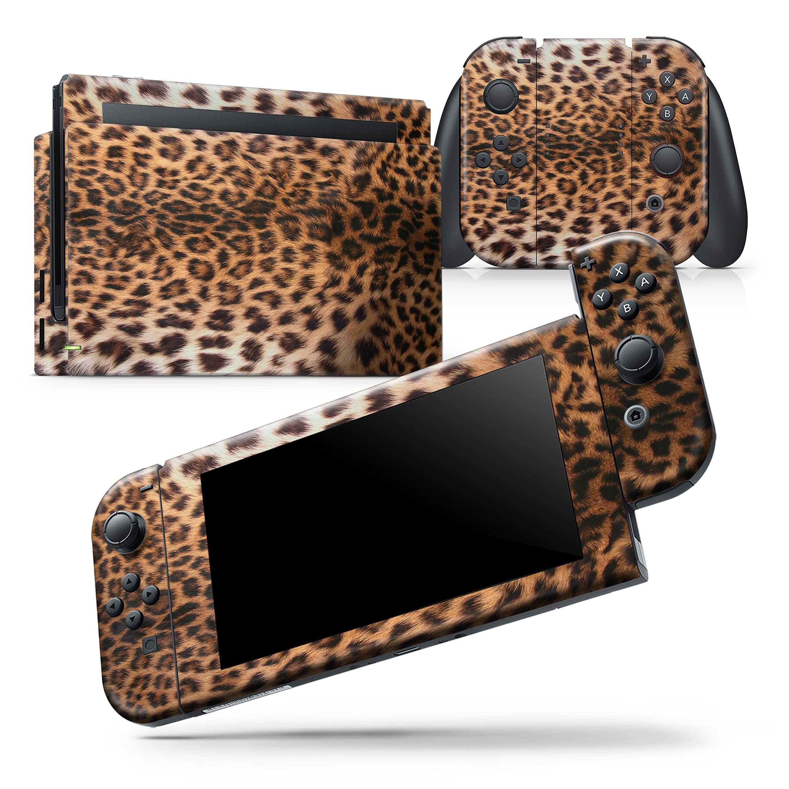Nintendo Switch Pro Controller Skin - Scratch-Resistant Removable Vinyl Wrap Cover with Mirrored Leopard Design | Protective Decal for Gaming Accessories | Perfect for Customizing & Protecting Your Controller During Intense Gaming Sessions