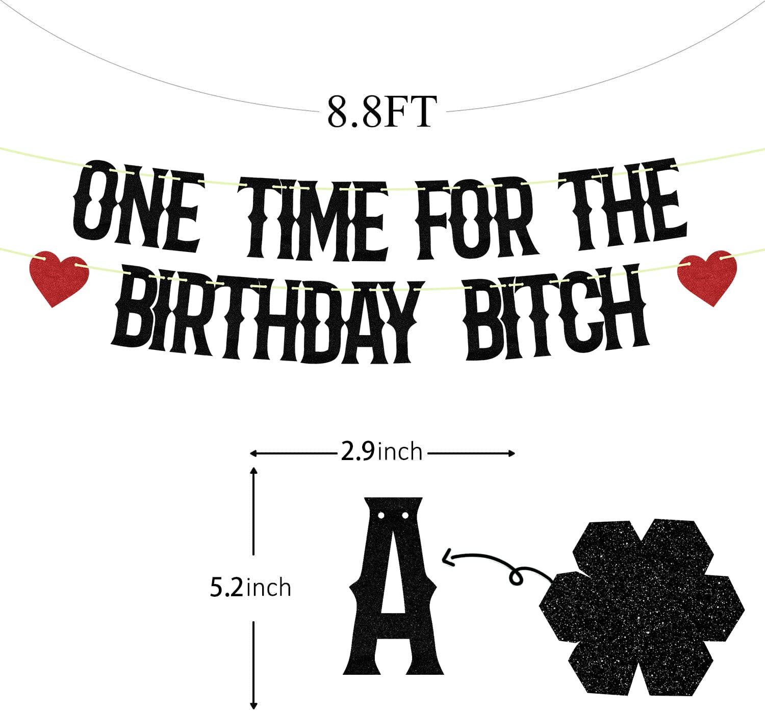 Funny Birthday Banner for Adults - 'It's My F*cking Birthday' Bunting Backdrop Sign - Perfect for Adult Birthday Party Decorations & Hilarious Celebration Photos