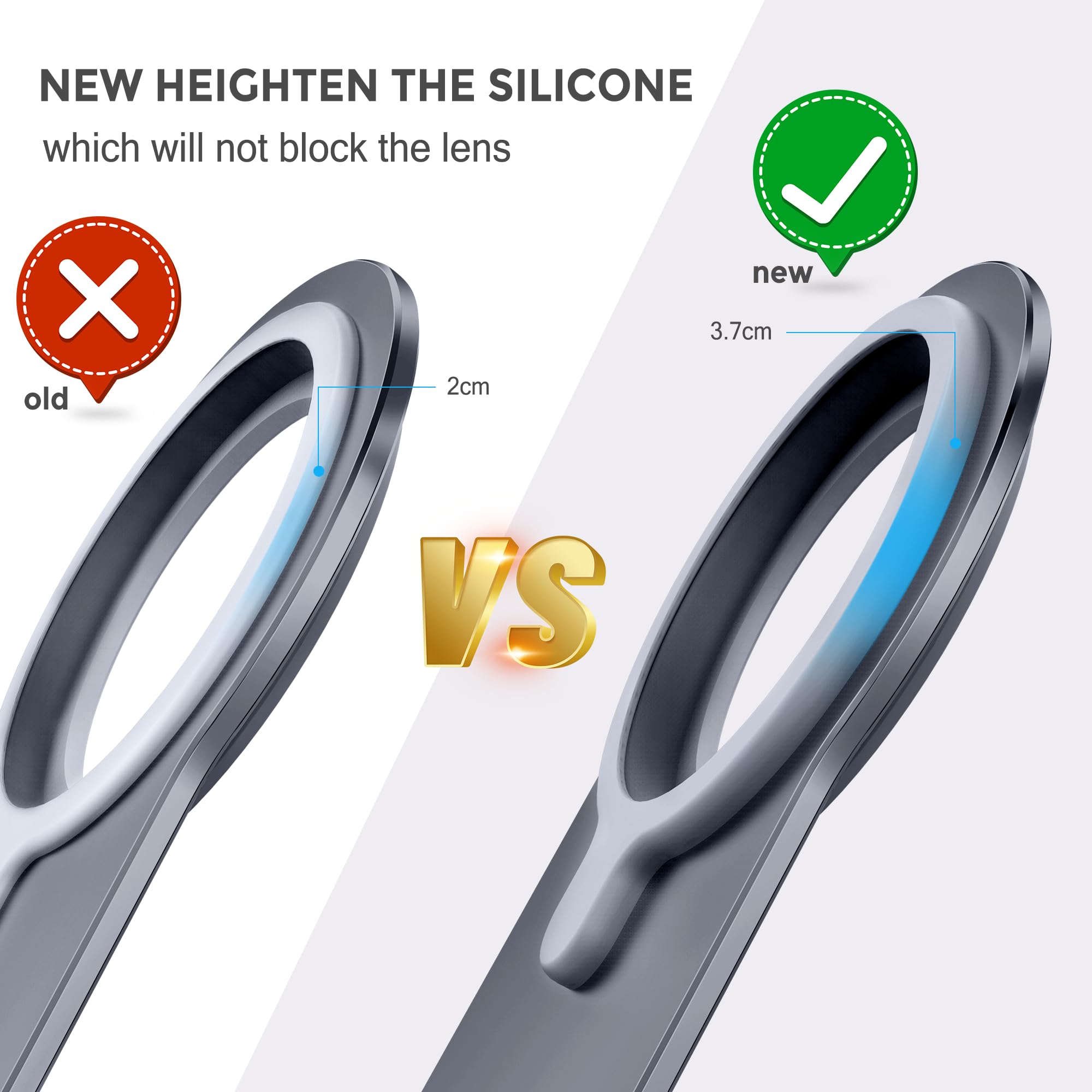 Premium Aluminum MagSafe Stand for iPhone 16/15/14/13/12 Series - Compatible with iPhone 16/15/14/13/12 Plus/Pro/Pro Max - Durable Charging Holder for Desk, Office & Nightstand (MagSafe Charger Not Included)