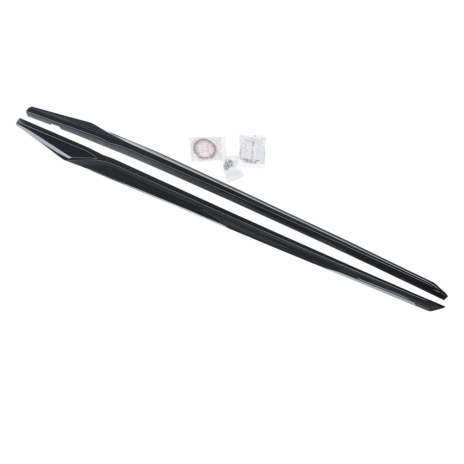 NINTE Side Skirt for 2022-2024 Honda Civic Sedan 4 Door - Gloss Black Rocker Panel Extension & Protector - Enhances Style & Protects Vehicle from Road Debris - Perfect for Car Enthusiasts & Daily Commuters