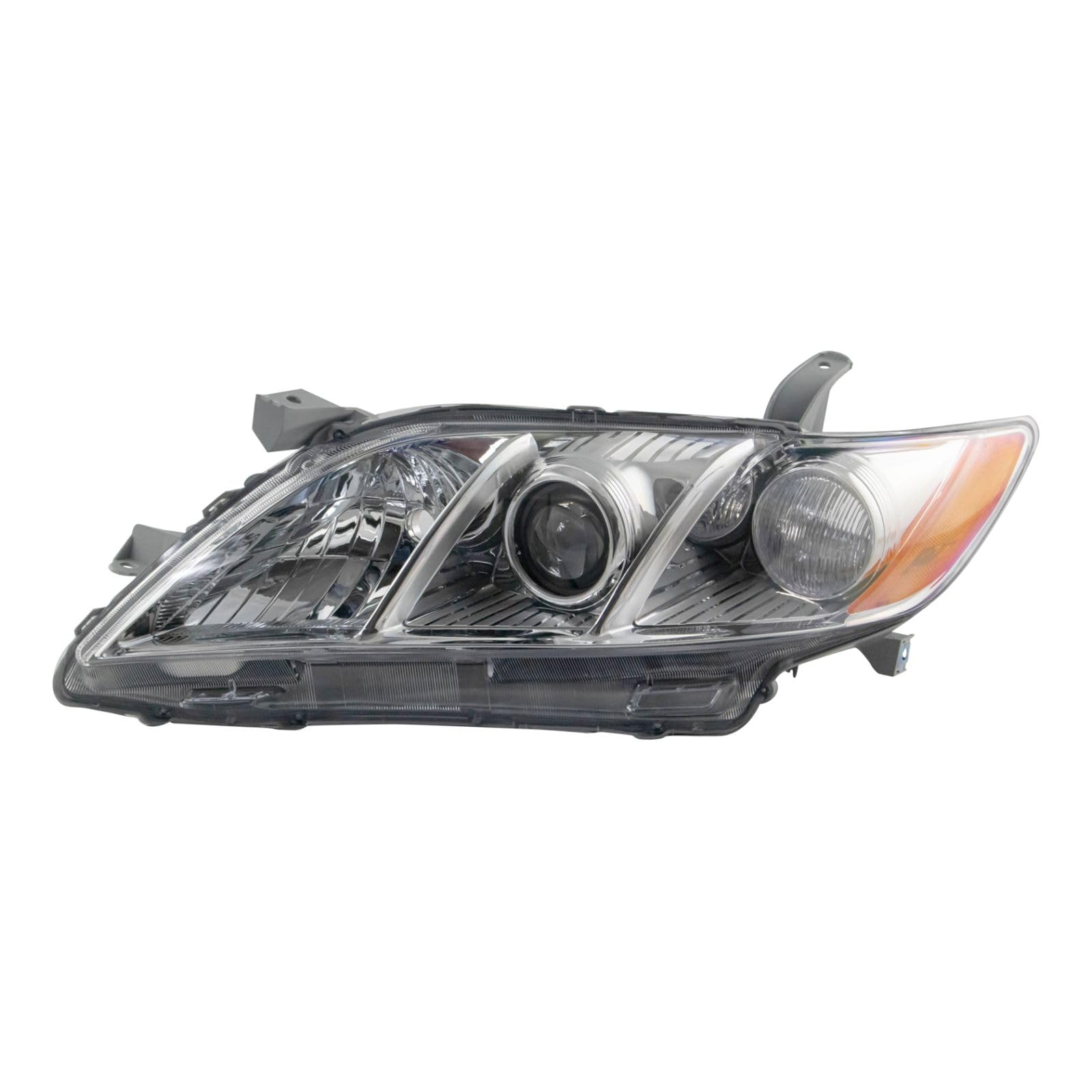 2007-2009 Toyota Camry Headlight Assembly Set - Driver & Passenger Side Replacement Headlights (TO2518105 TO2519105) - Perfect for Night Driving & Foggy Conditions