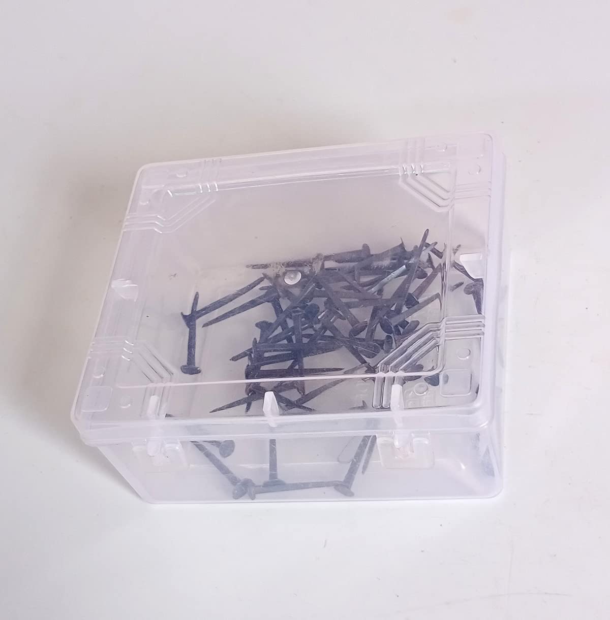 30 Pcs Round Wrought Iron Nails - Decorative Clavos for Furniture, Doors & DIY Projects - Rustic Home Improvement & Woodworking Supplies