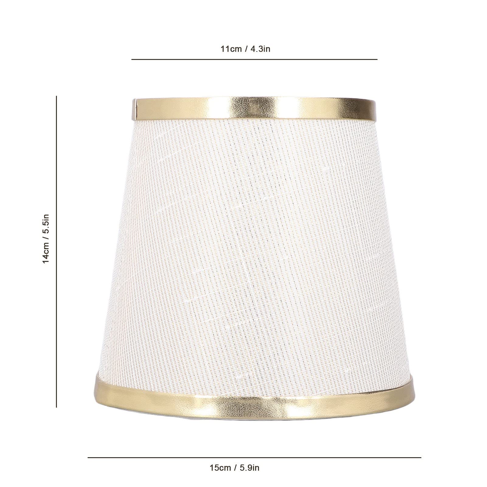 3PCS E14 Fabric Lamp Shades for Ceiling Lights, Table Lamps & Wall Lights - Soft Lighting for Living Room, Bedroom & Home Decor