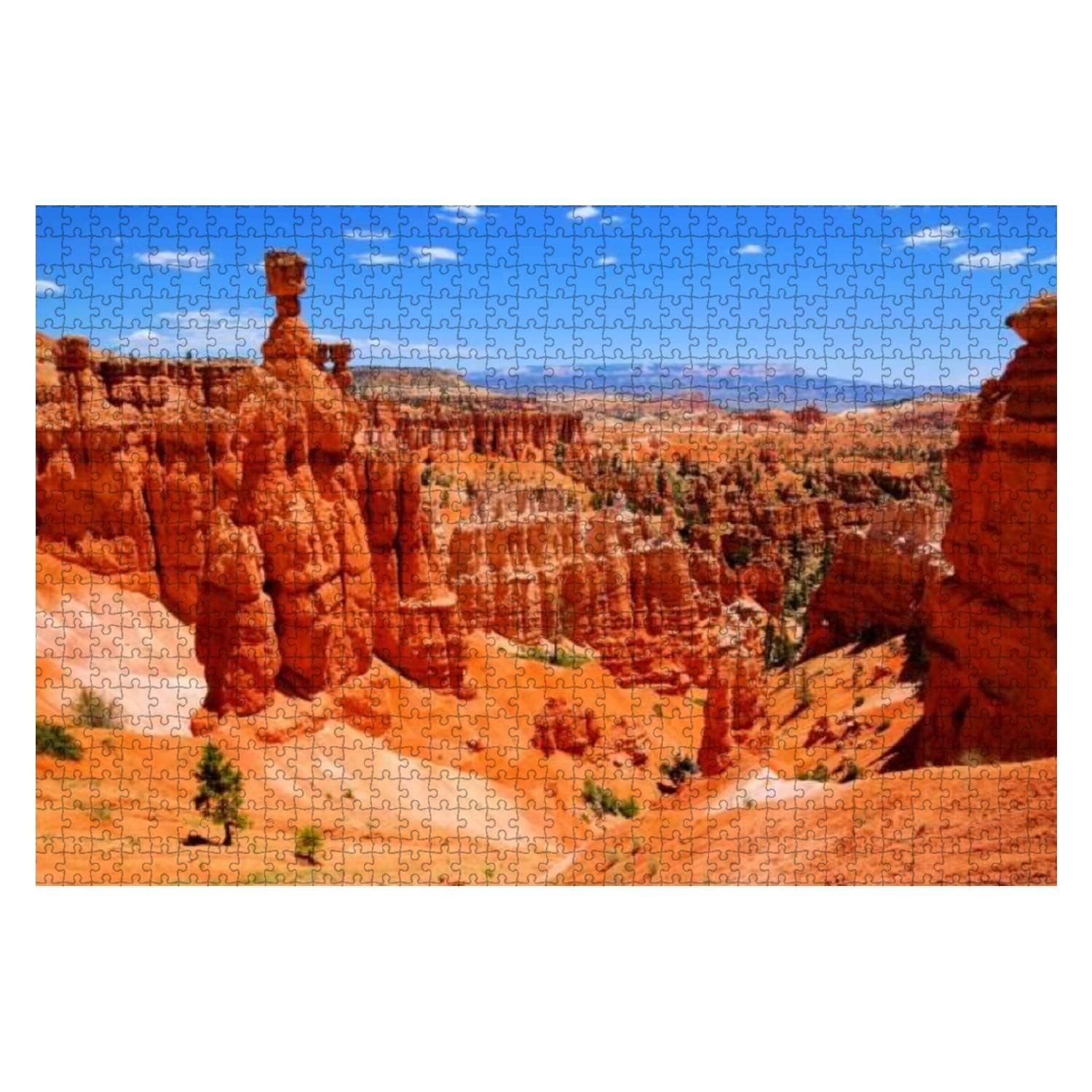 1000-Piece Wooden Jigsaw Puzzle - Bryce Canyon National Park Hoodoos & Thor's Hammer Utah Scenery - Educational DIY Puzzle for Adults & Kids - Stress Relief Game, Creative Gift & Home Decor (Perfect for Family Bonding, Classroom Learning & Office Relaxation)