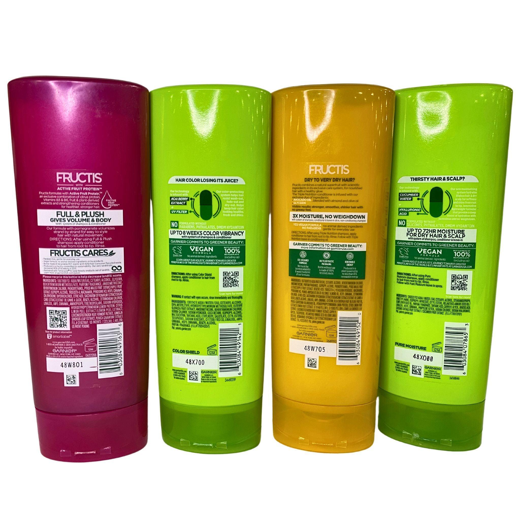 Garnier Fructis Hair Conditioner Variety Pack - 54 Pieces with Assorted Scents for Smooth & Shiny Hair | Daily Hair Care for Women & Men | Salon Quality at Home