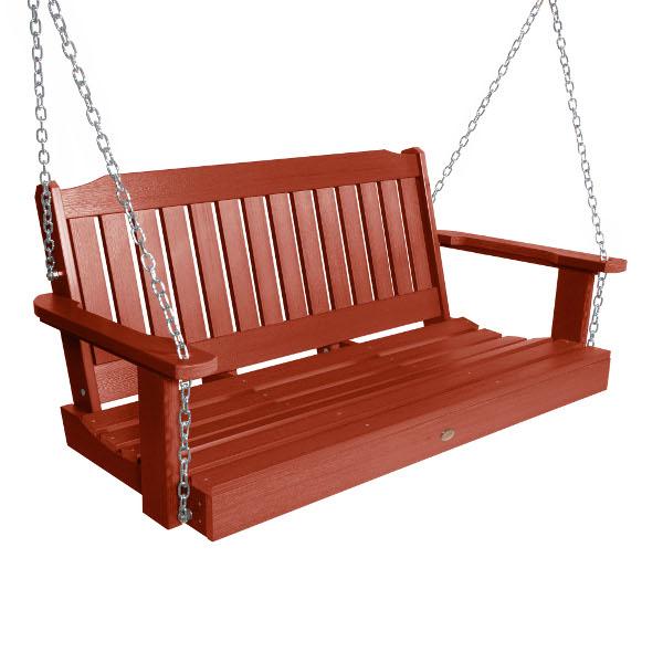 Lehigh 4ft Swing and Coffee Table - Versatile Indoor/Outdoor Furniture for Patio, Living Room, or Office Use