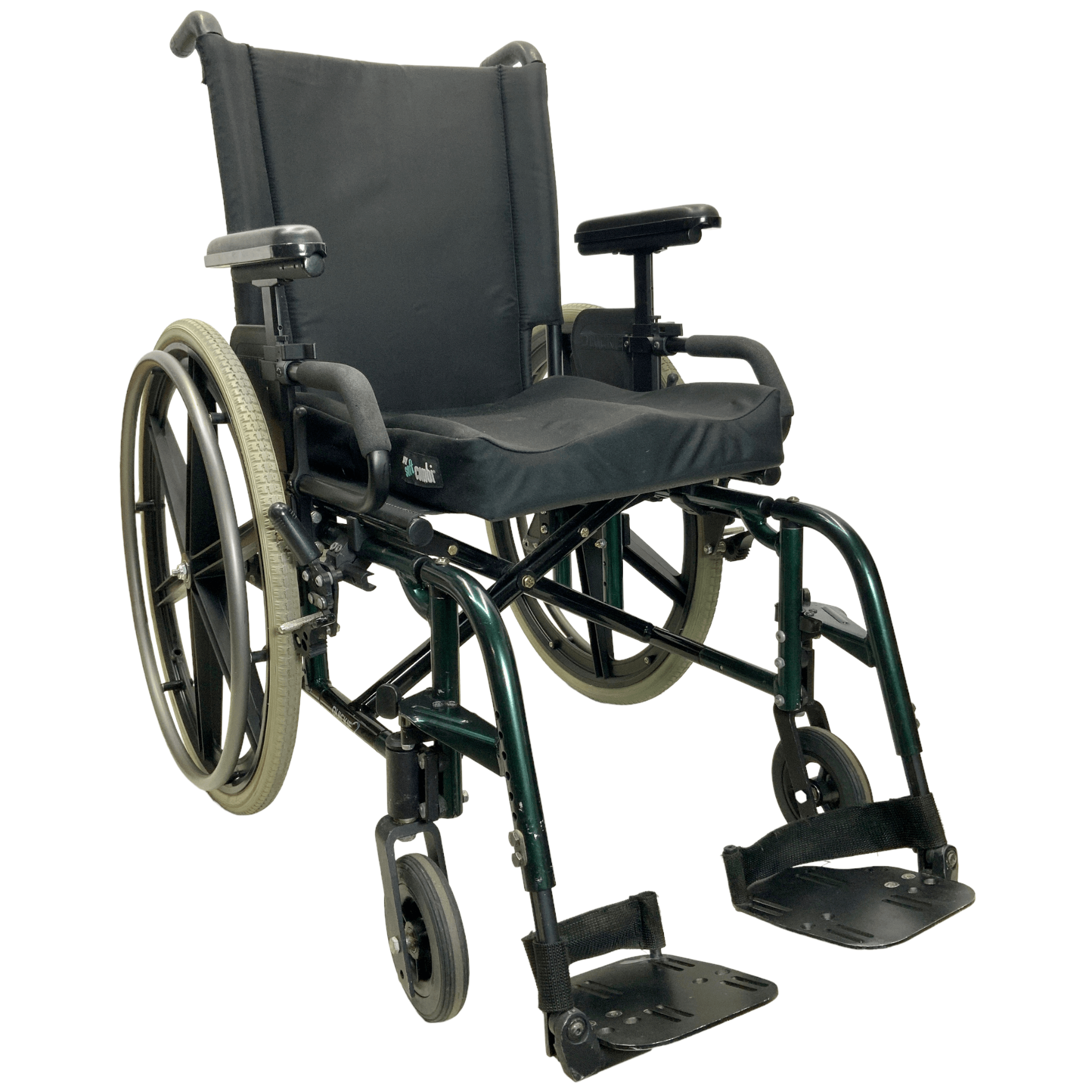 Sunrise Medical Quickie 2 Manual Wheelchair - Lightweight Folding Wheelchair with 17.5 x 16 Inch Seat, Swing Away Footrests & Removable Armrests | Ideal for Daily Mobility, Travel & Indoor/Outdoor Use