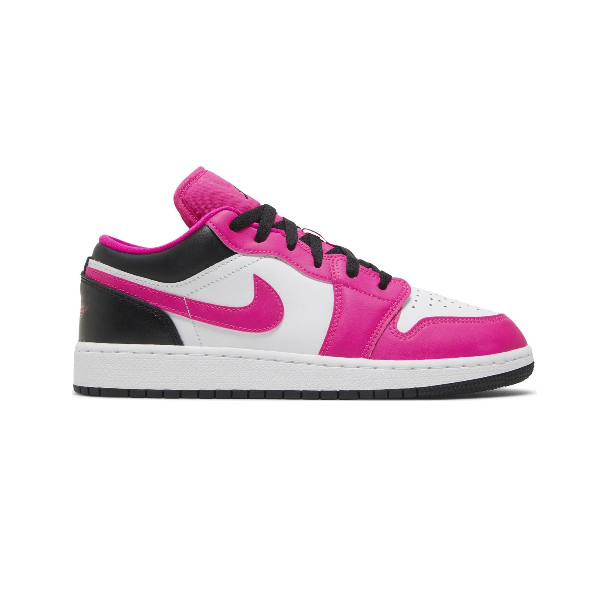 Air Jordan 1 Low 'Fierce Pink' GS Sneakers for Girls (2023) - Trendy Pink Basketball Shoes for School, Sports & Casual Wear