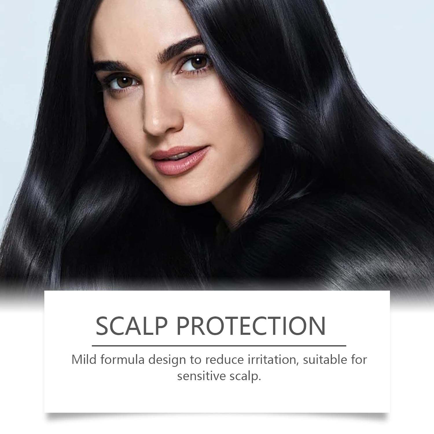 Natural Black Hair Dye Shampoo with Plant Extracts - Long Lasting Grey Coverage, 3-in-1 Formula for Men & Women (100ml) - Easy At-Home Hair Coloring for Daily Use & Special Occasions