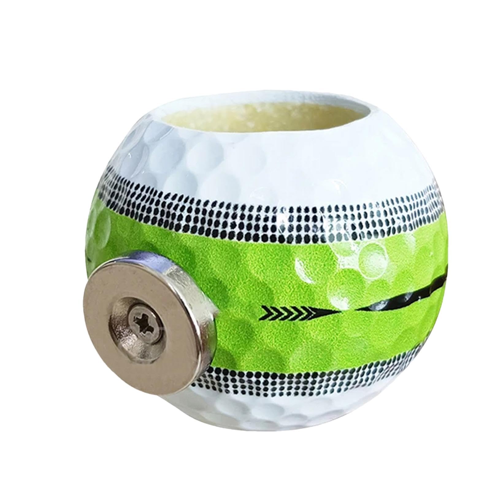 Magnetic Golf Ball Cigarette Holder - Portable & Secure Golf Cart Accessory for Golfers | Perfect for On-Course Smoking Breaks & Golf Outings