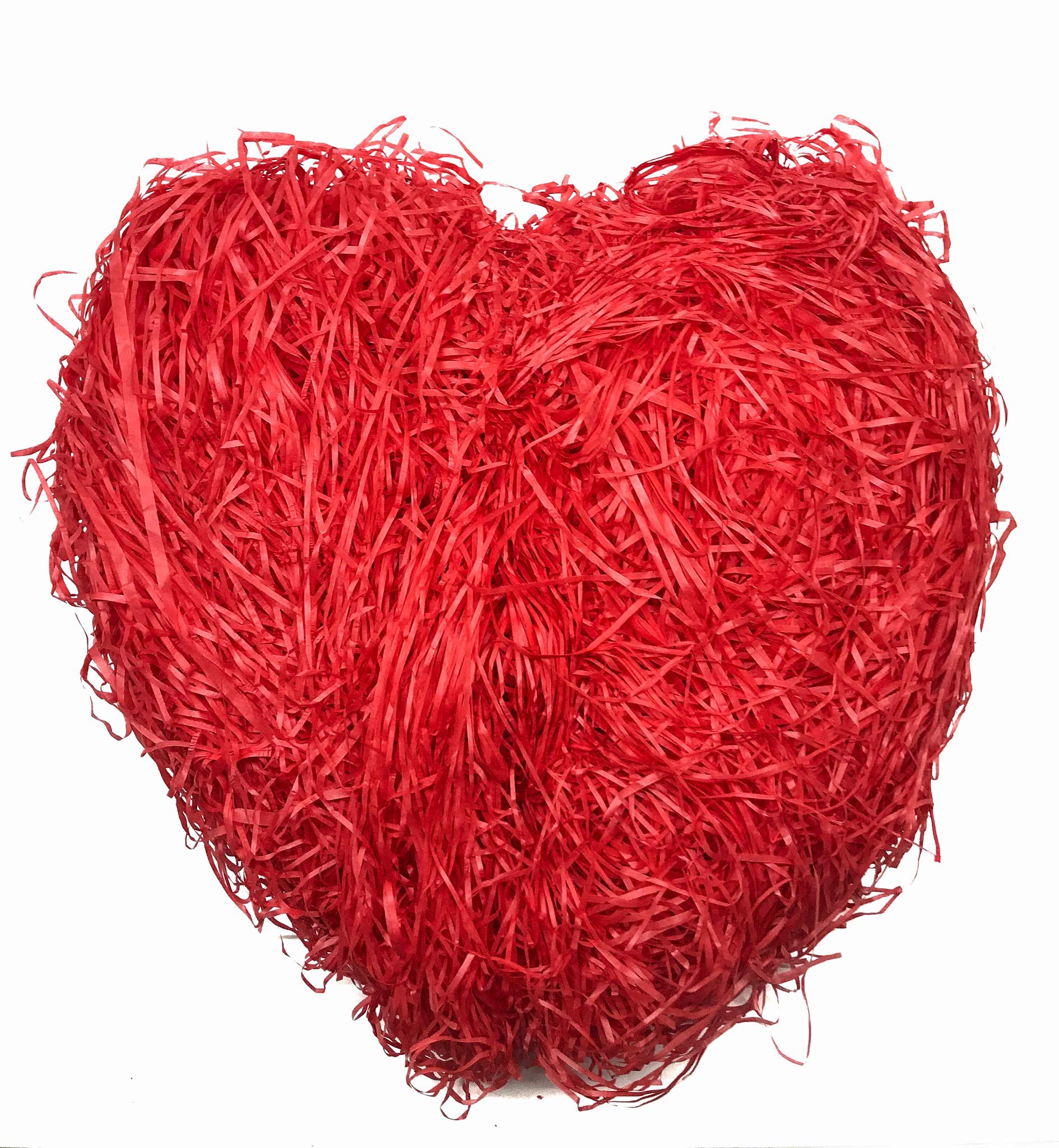 Eco-Friendly Shredded Paper Grass - 200g Gift Box & Basket Filler, Decorative Packaging Material for Parties, Easter, Christmas & DIY Crafts (Red)