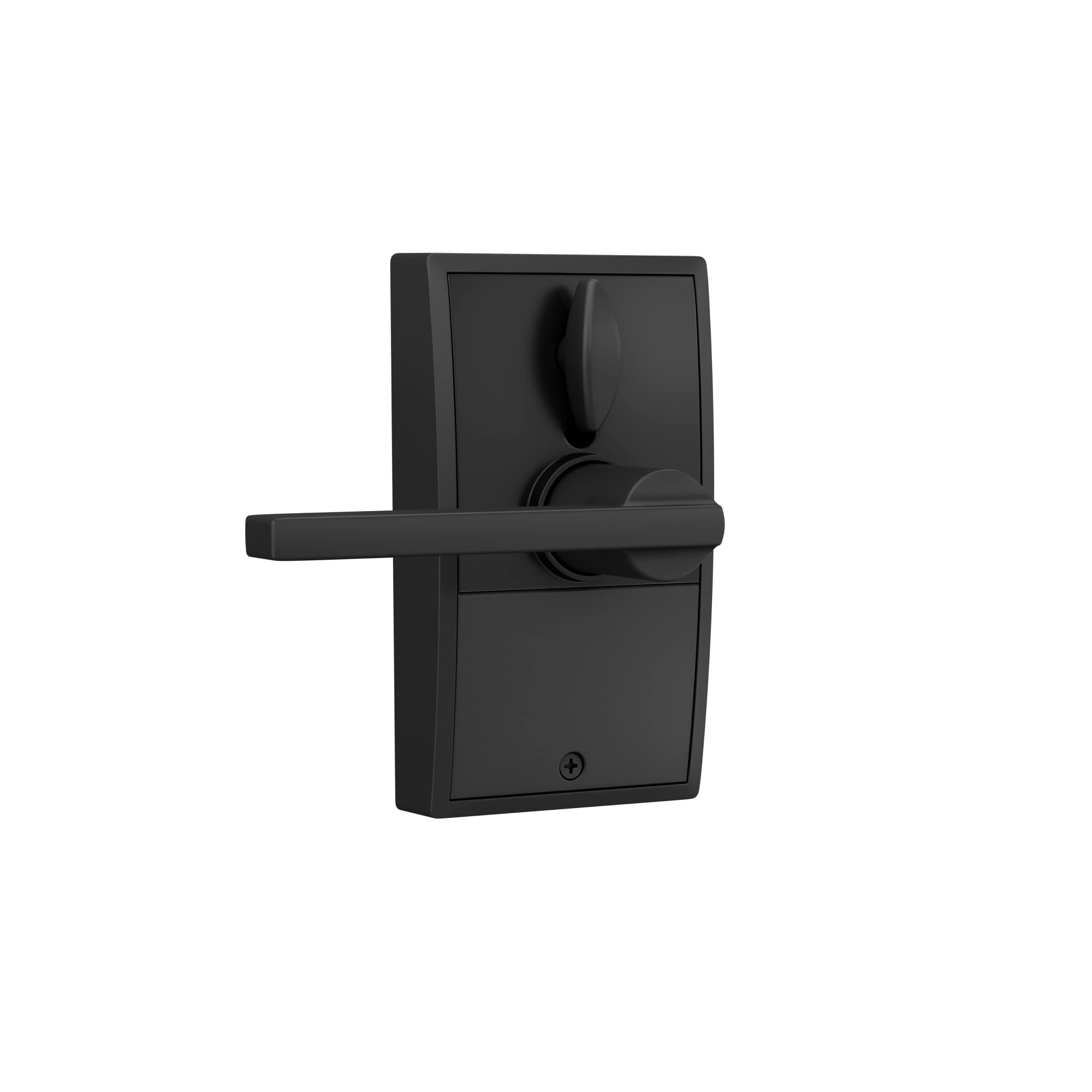 Schlage FE695 CEN 622 LAT Touch Century Keyless Entry Deadbolt - Electronic Smart Lock with Latitude Lever in Matte Black | Secure Front Door & Home Access Control