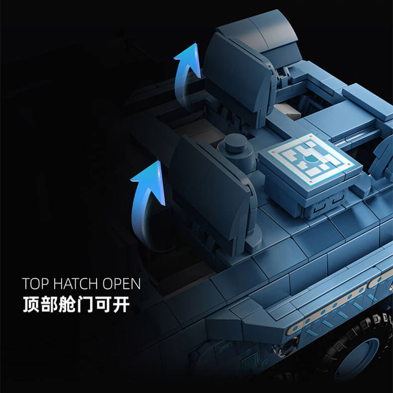 1:35 Scale 12GO 96006 Stryker X Armored Vehicle Military Model Kit - Perfect for Collectors, Wargaming & Diorama Scenes