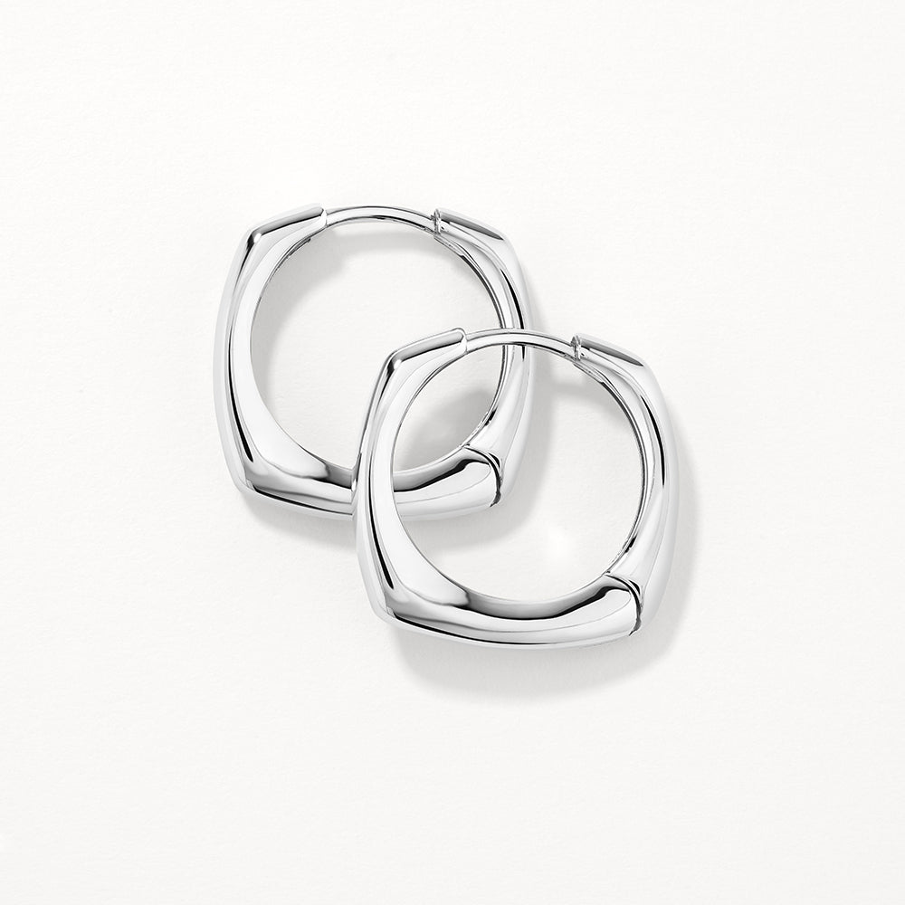 Silver Midi Square Edge Embroidery Hoops - Perfect for Cross Stitch, Needlework & DIY Craft Projects