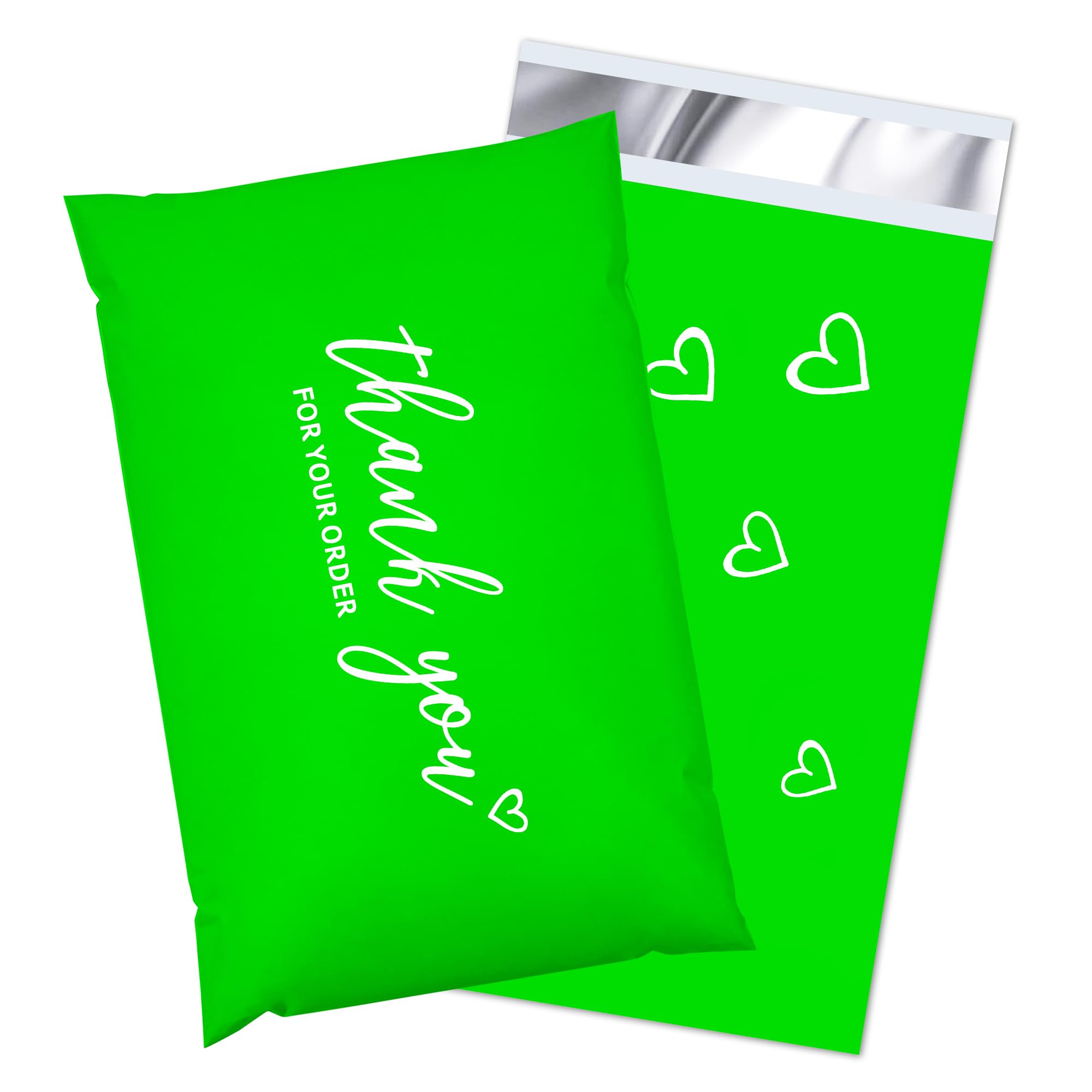 100 PCS 6x9 Inch Thank You Poly Mailer Envelopes - Waterproof, Tear-Resistant Shipping Bags with Strong Adhesive for Clothing & Small Business Packaging | Perfect for Ecommerce, Online Stores & Retail Shipping