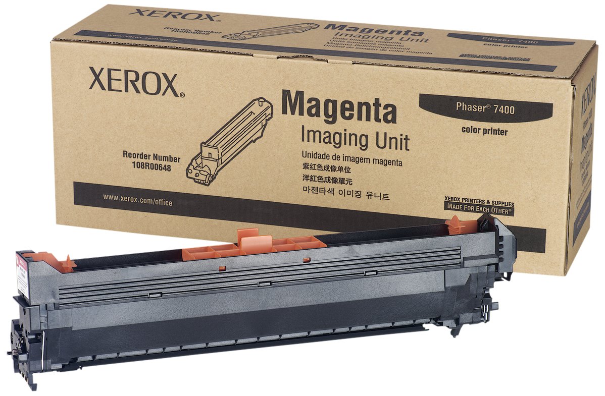 Xerox Magenta Imaging Unit (XER108R00648) - Compatible with Phaser 7400 Printer | High-Quality Toner Replacement for Office & Home Printing