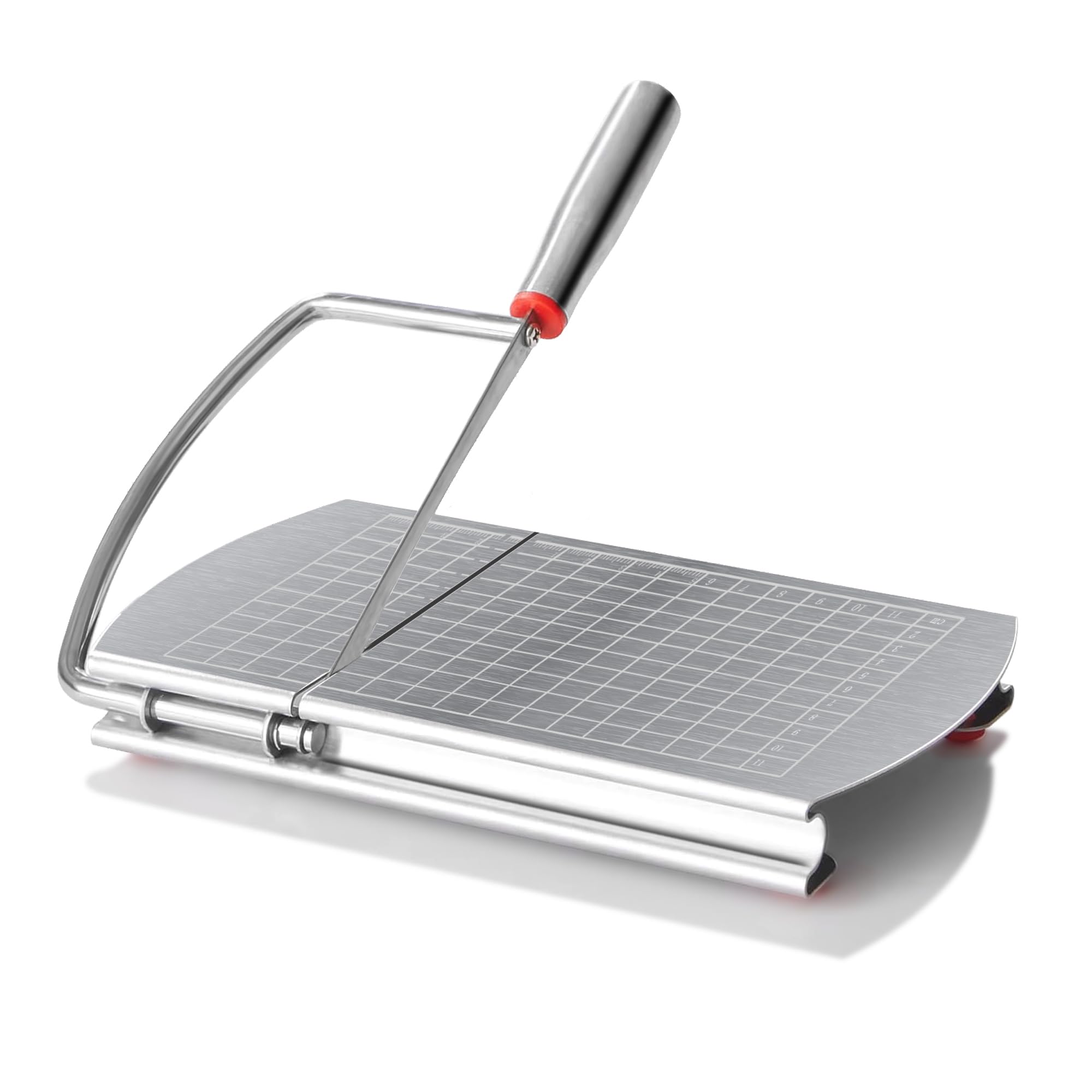 Premium Stainless Steel Cheese Slicer & Cutter - Multi-Purpose Kitchen Tool for Block Cheese, Butter, Sausages, Fruits - Perfect for Charcuterie Boards, Party Platters & Home Cooking Accessories