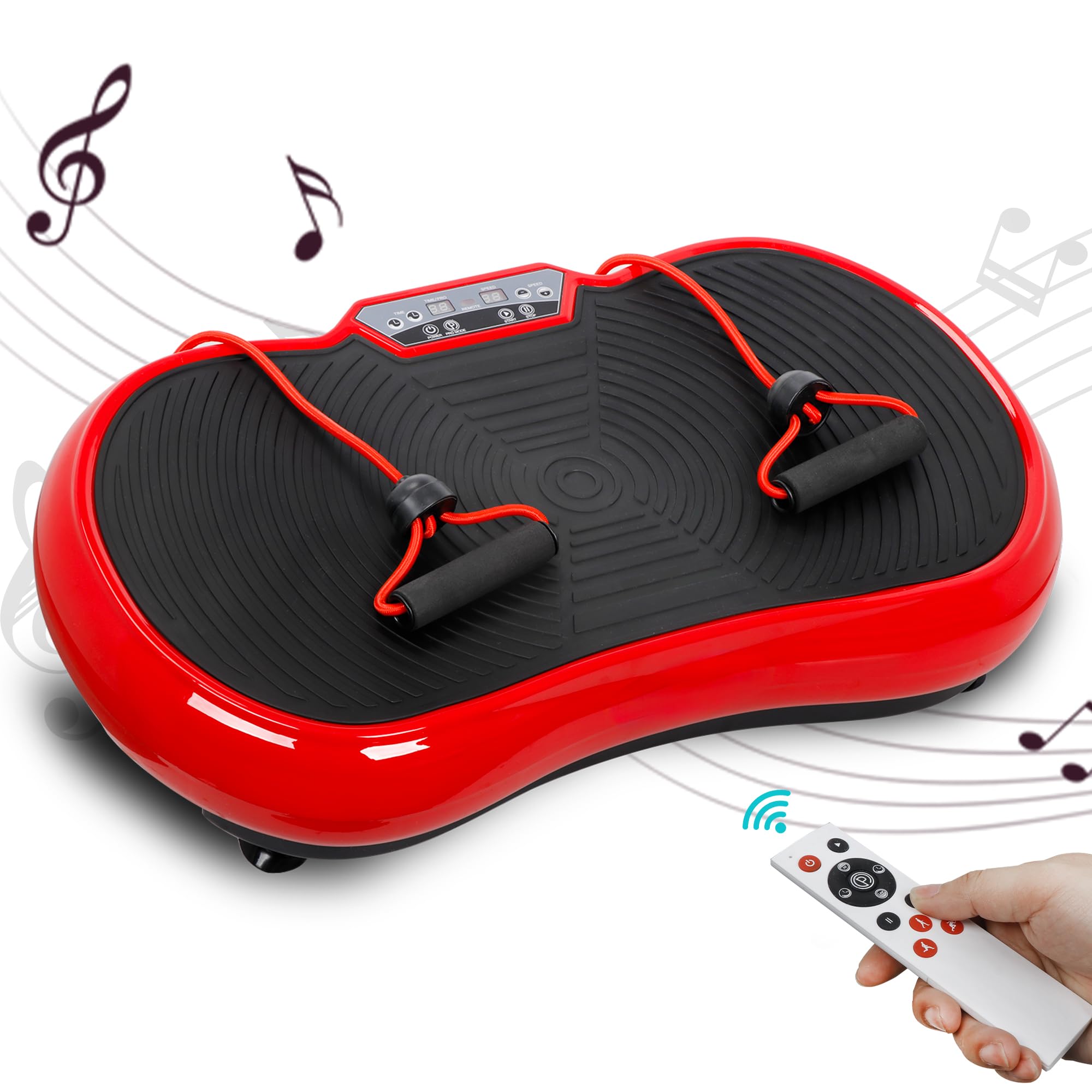 HomGarden Vibration Platform Machine - Bluetooth Vibration Plate for Full Body Workout, Weight Loss & Massage | Home Gym Fitness Equipment for Toning & Recovery