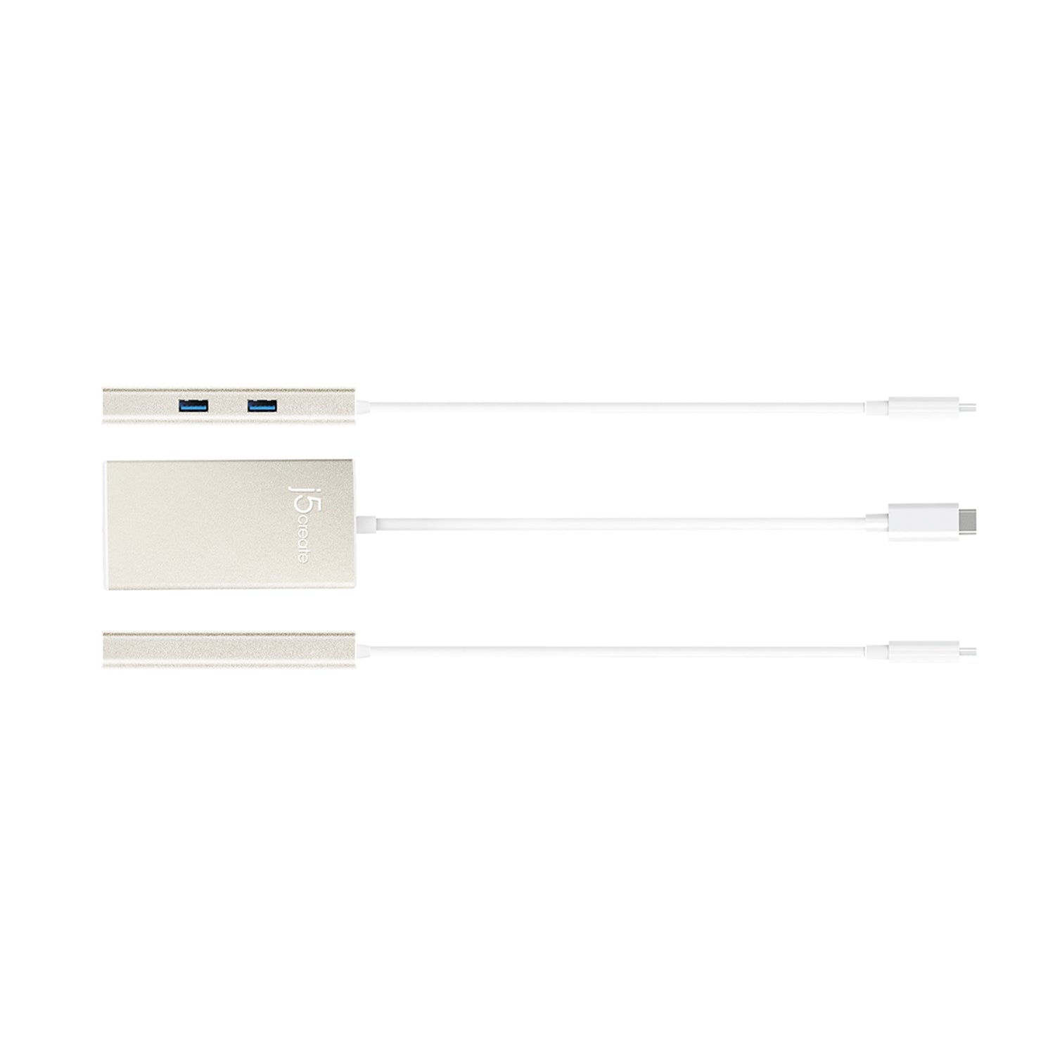 USB C Hub with HDMI, Ethernet, USB 3.1 Ports & PD 3.0 Charging - 6-in-1 Multi-Port Adapter for MacBook Pro/Air, Dell XPS, Surface Pro & More - Perfect for Home Office, Remote Work & Travel