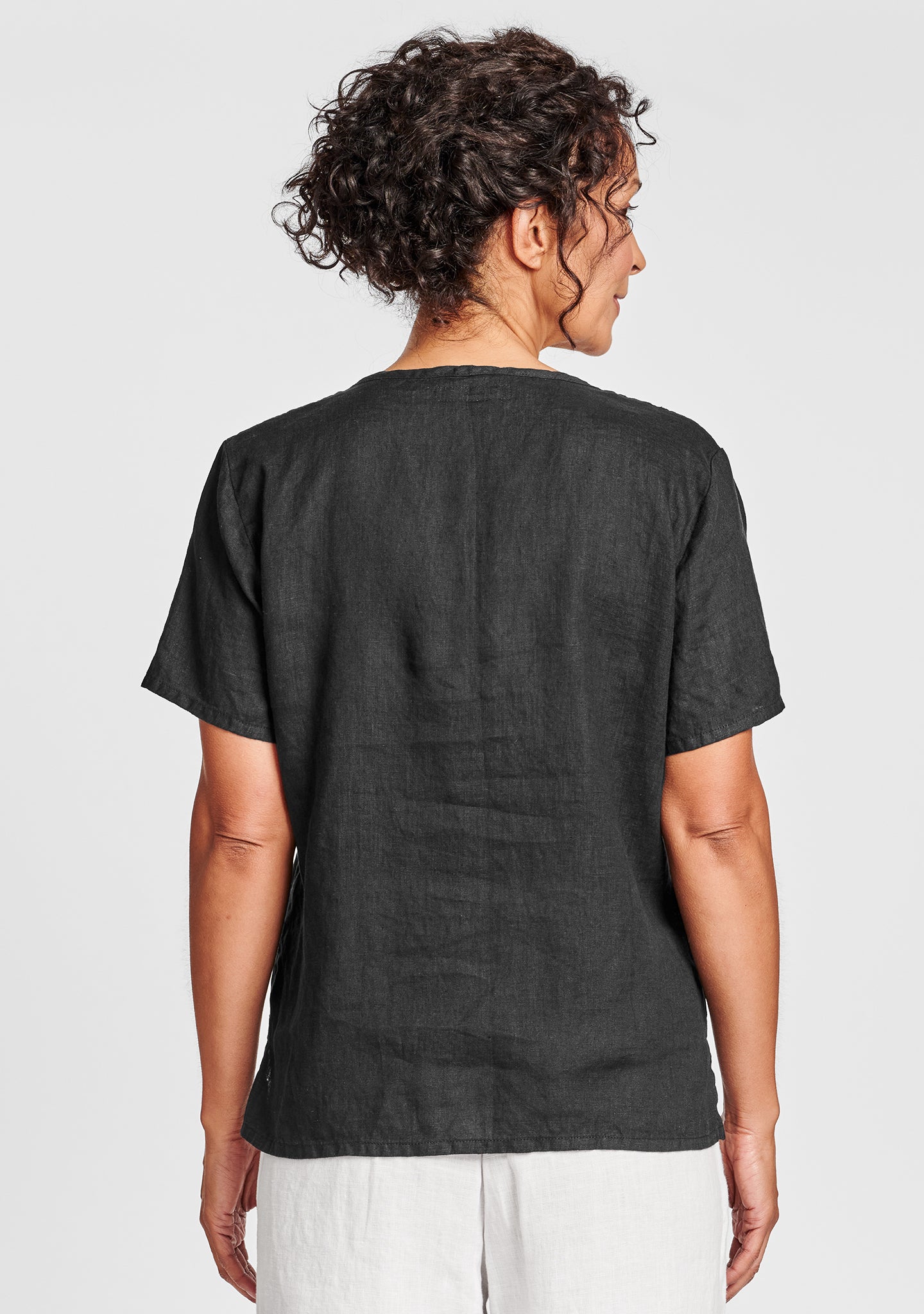 Premium Linen T-Shirt for Men & Women - Soft Breathable Cotton Blend Tee - Casual Summer Essential for Travel & Everyday Wear