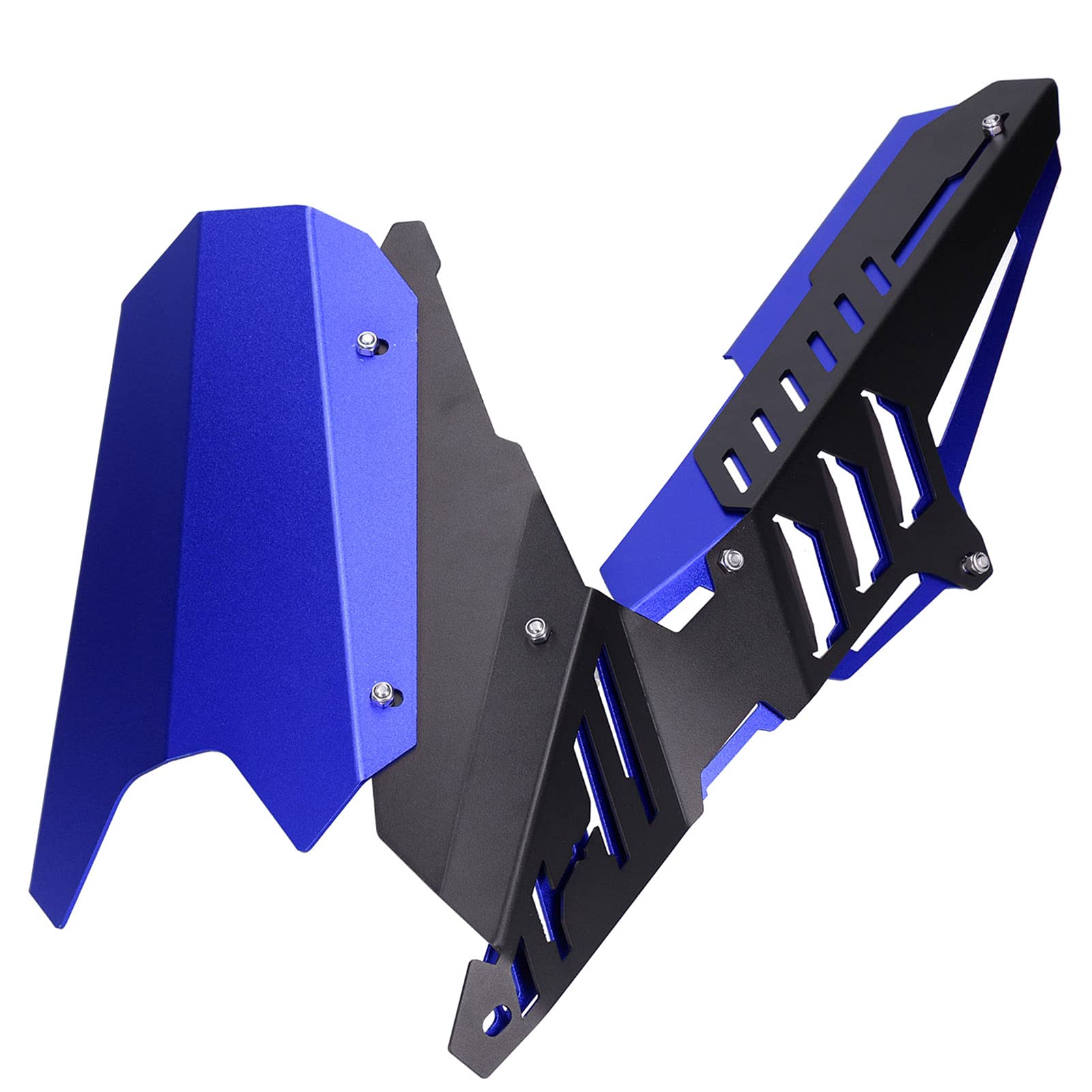 Acouto CNC Aluminum Alloy Motorcycle Chain Guard Cover for Yamaha YZF-R25/YZF-R3/MT-25/MT-03 - Rear Wheel Mudguard & Chain Protection Kit (Blue) - Perfect for Off-Road Riding & Daily Commuting