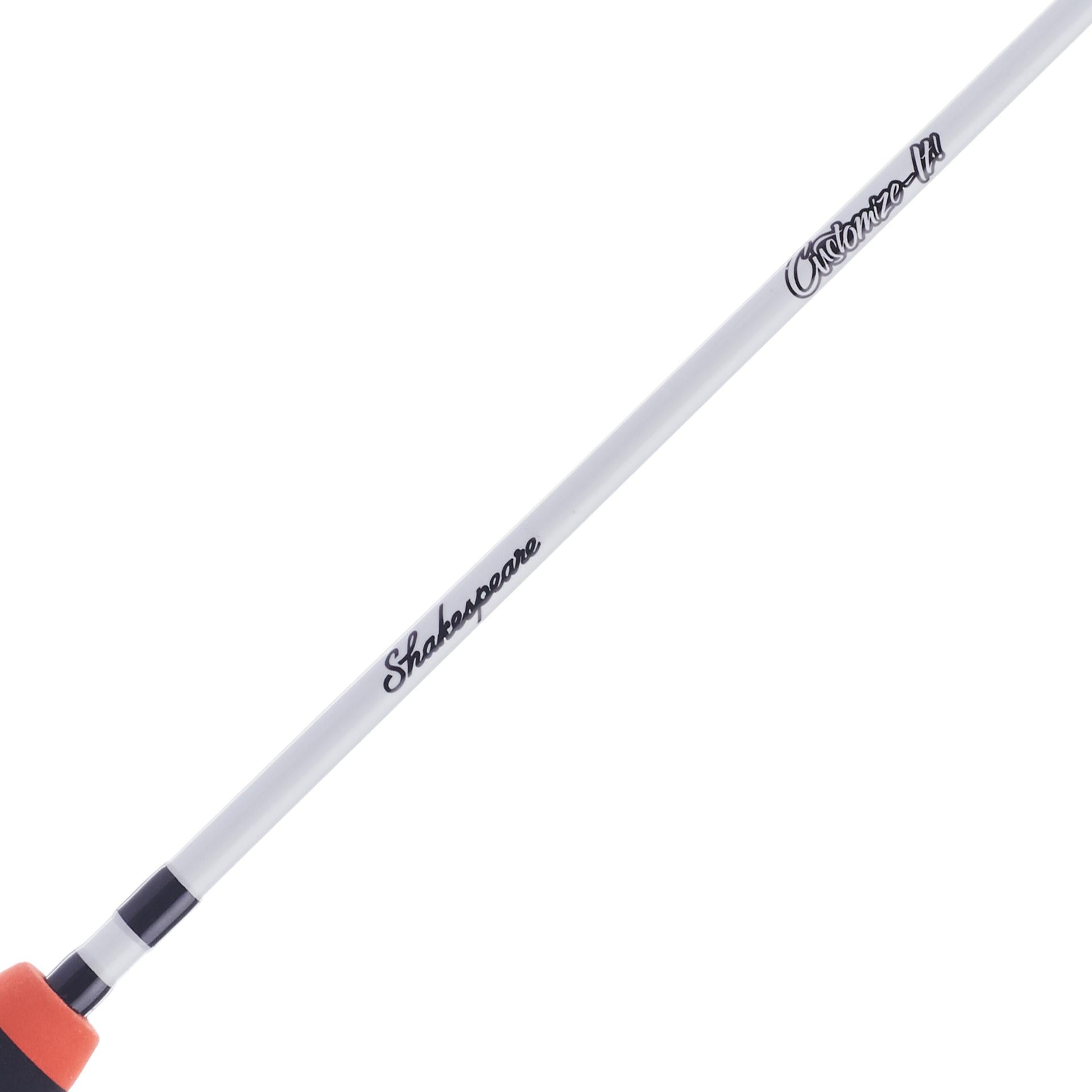 Customize It® Spincast Fishing Rod and Reel Combo - Lightweight Spinning Rod for Freshwater & Saltwater Fishing - Perfect for Bass, Trout, and Walleye Anglers