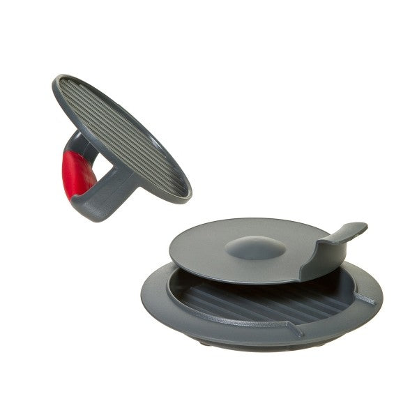 Stainless Steel Burger Press - Heavy Duty Patty Maker for Juicy Homemade Burgers, Perfect for BBQ, Grilling, and Backyard Cookouts