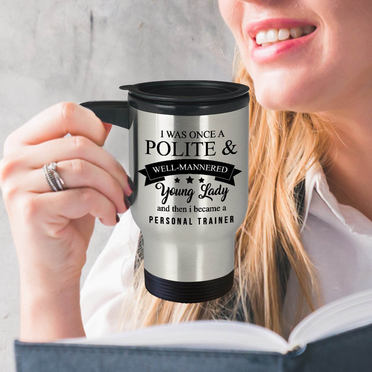Premium Insulated Travel Coffee Mug Tumbler - Leakproof Stainless Steel Thermos for Hot & Cold Drinks - Perfect Gym, Workout, Office & Outdoor Gift for Men & Women - Ideal for Hiking, Commuting & Fitness Enthusiasts