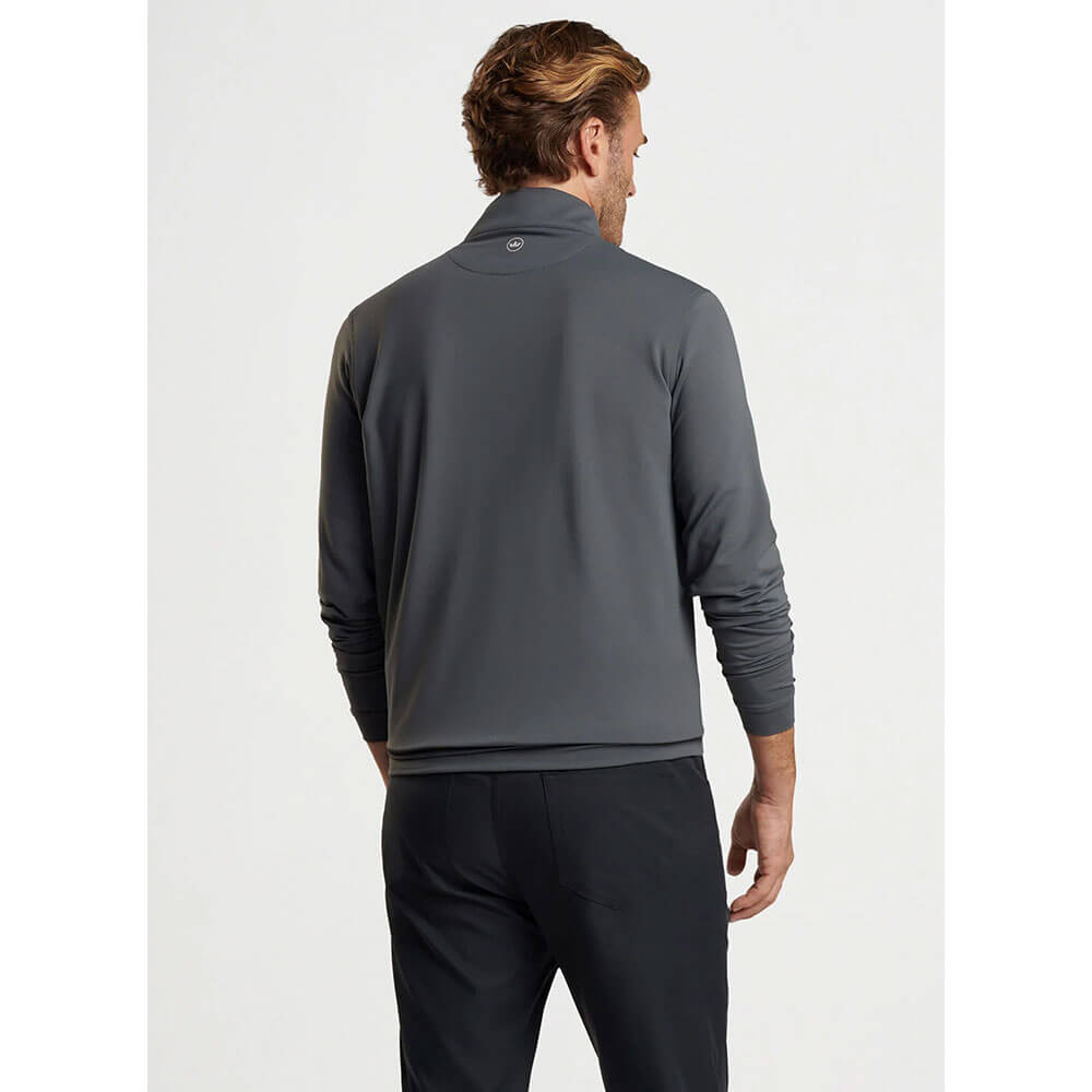 Peter Millar Perth Stretch Loop Terry 1/4 Zip Sweater - Men's Lightweight Quarter-Zip Pullover with Moisture-Wicking Fabric for Golf, Travel & Casual Wear