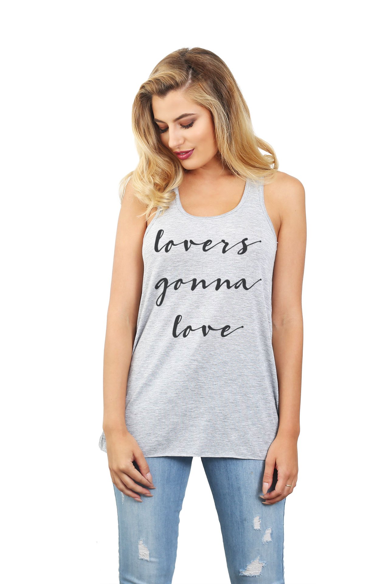 Women's Fashion Sleeveless Flowy Racerback Tank Top - Soft Breathable Summer Casual Wear for Women - Perfect for Beach, Gym, Yoga & Everyday Outfits