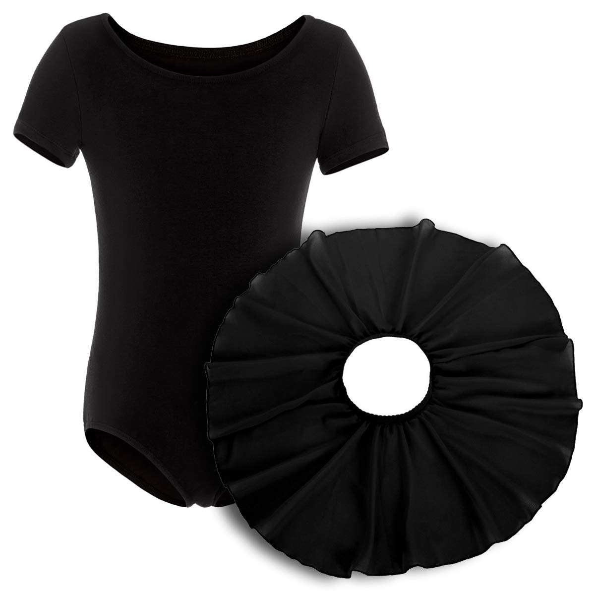 Magic Town Girls Toddler Ballet Dance Leotards - Comfortable & Stretchy for Ballet, Jazz, Gymnastics & Dance Classes