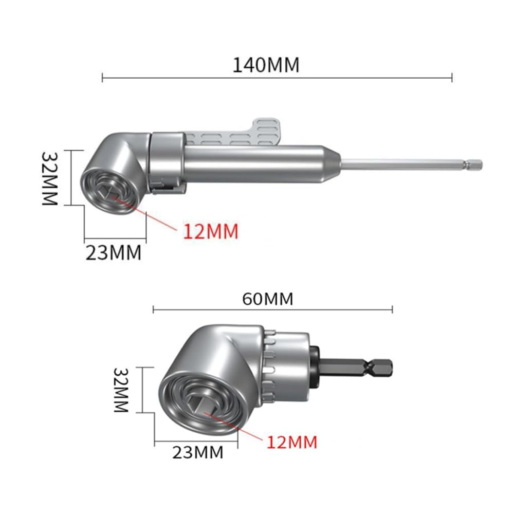 Multi-Function Corner Screwdriver Bit Kit - 1/4