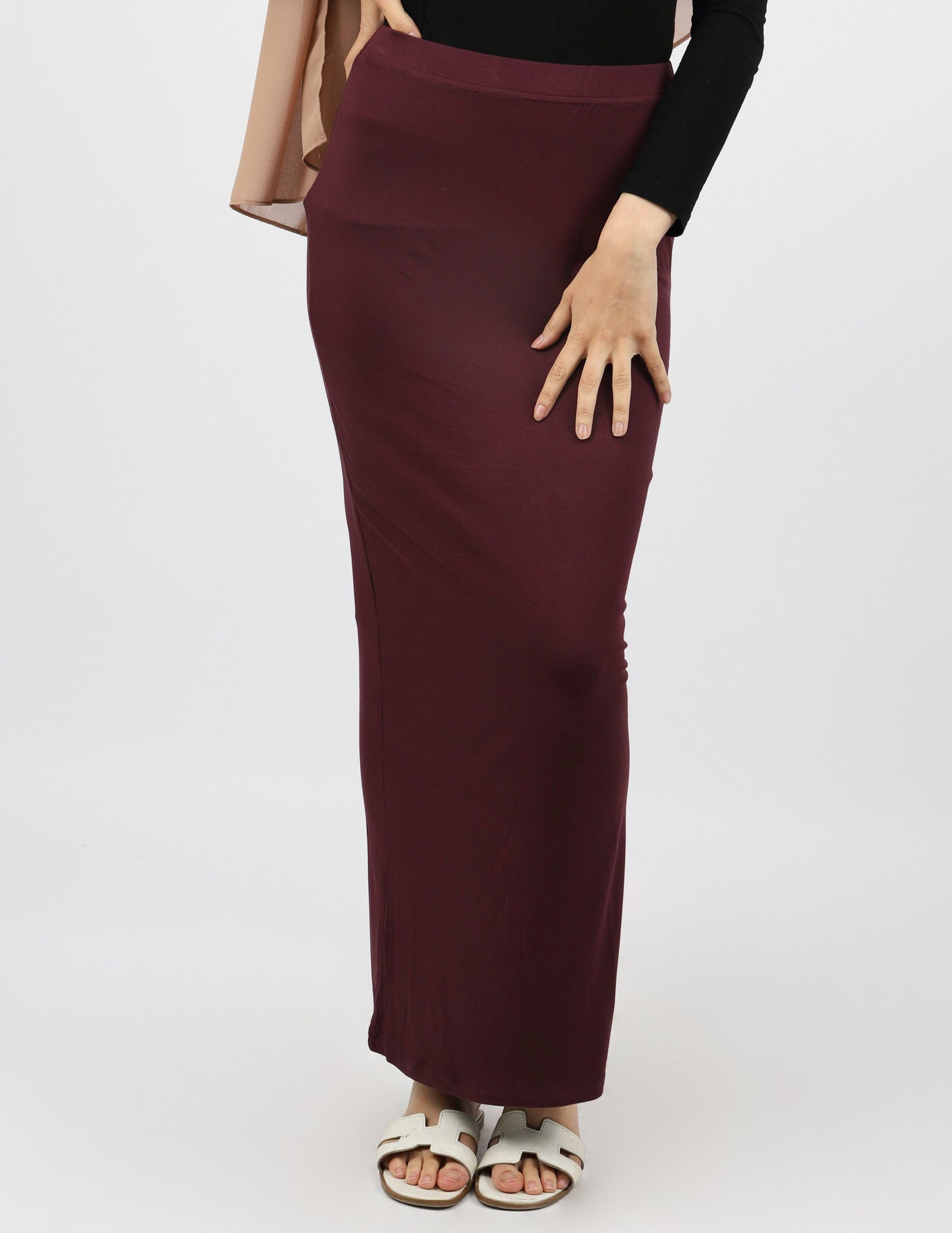 Stylish Jersey Pencil Skirt for Women - Comfortable Stretch Office Work Skirt - Perfect for Business Casual, Workwear & Evening Outfits