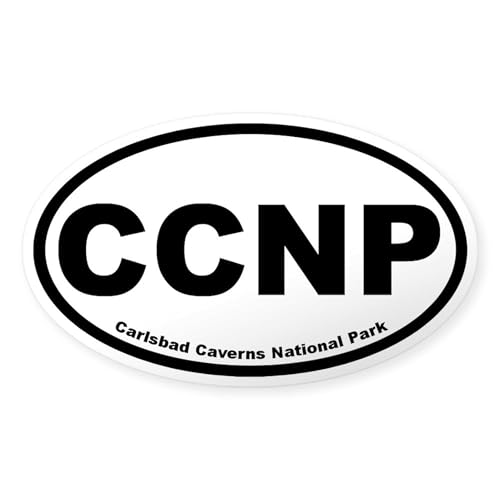 Clear - Carlsbad Caverns National Park Oval Sticker