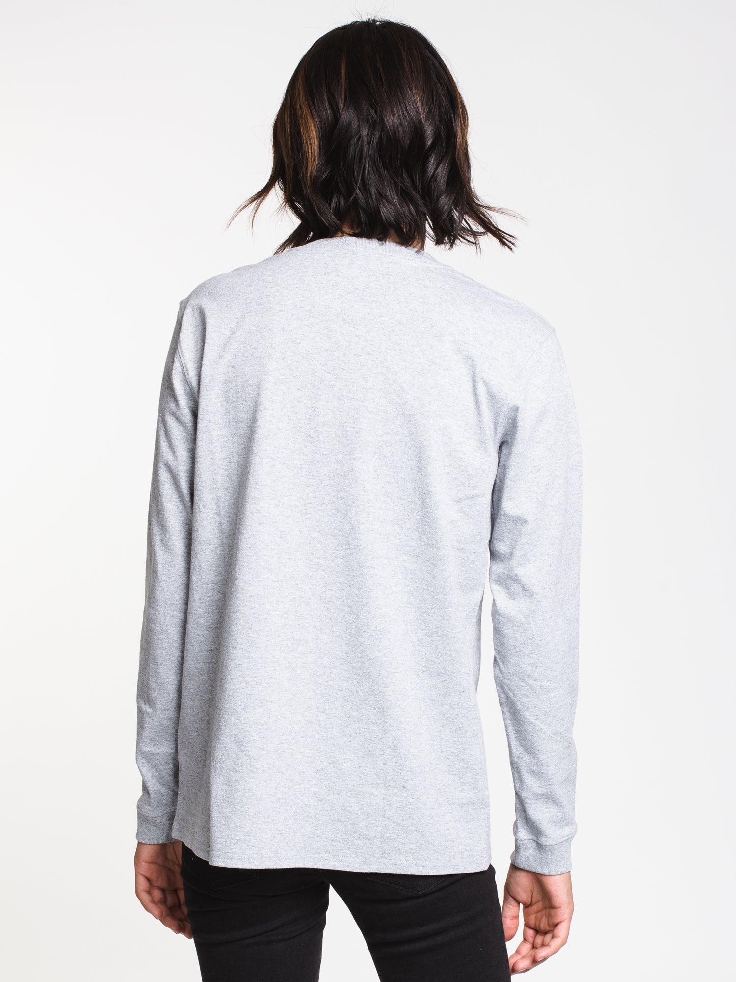 Carhartt Script Graphic Long Sleeve T-Shirt - Men's Casual Workwear Tee for Outdoor Activities & Everyday Wear